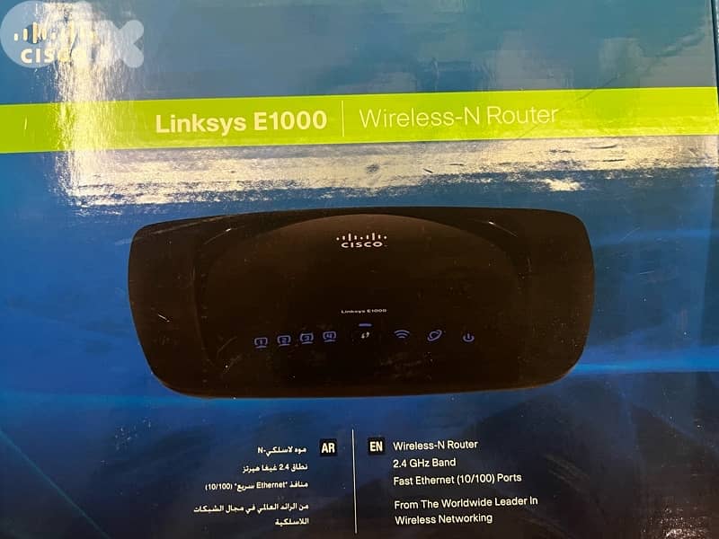 Linksys E1000 Wireless N Router 0