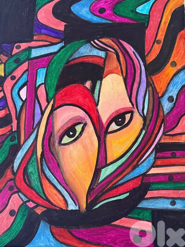 رسم اكريليك 0