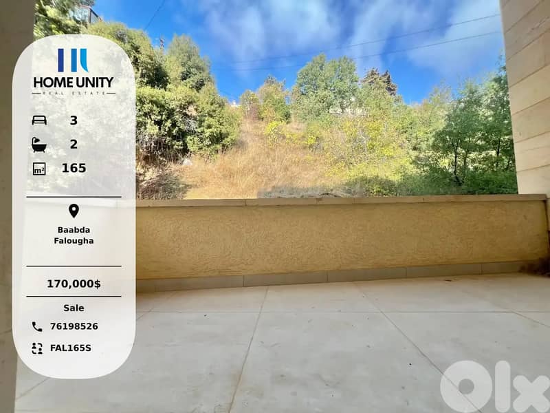 apartment for sale in Falougha, Baabda 0