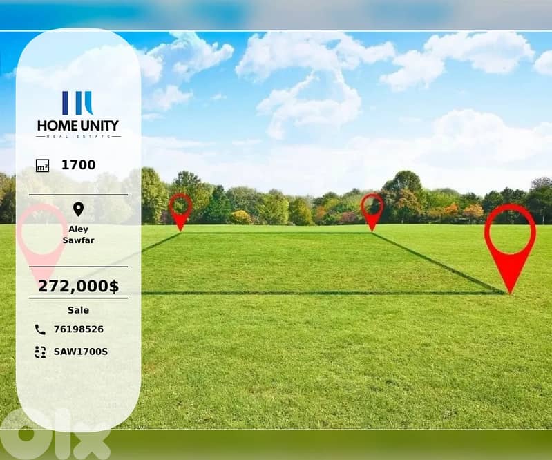 30/90 land for sale in sawfar 0