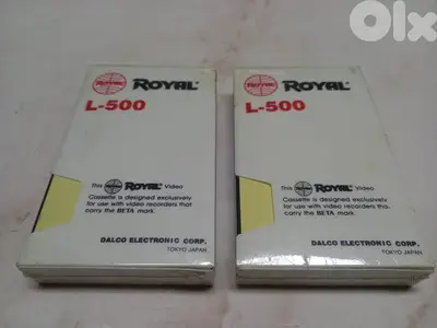 Betamax new sealed tapes 2 for 15$