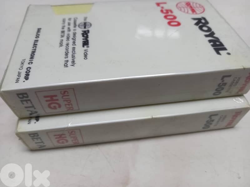 Betamax new sealed tapes 2 for 15$ 1