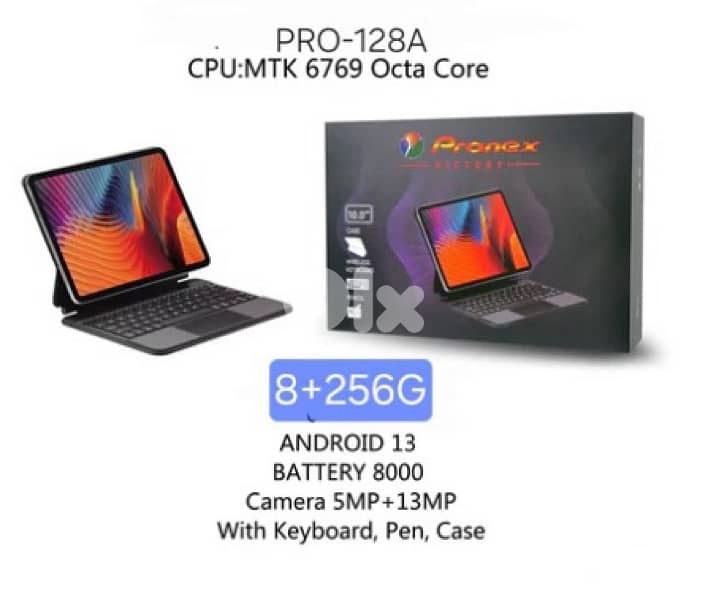 Pronex Tablet 11” 8GB RAM - 256GB ROM 0