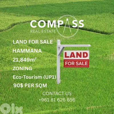 LAND FOR SALE HAMMAN