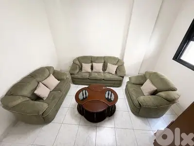 Modern Living Room furniture Set – Coffee Table + 3 Sofas