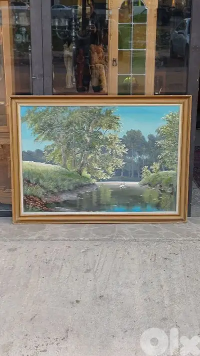 لوحة رسم زيتي اوروبية