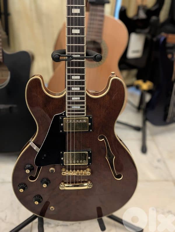 electric guitar aria pro ii ta-60 made in Japan hollow body 1