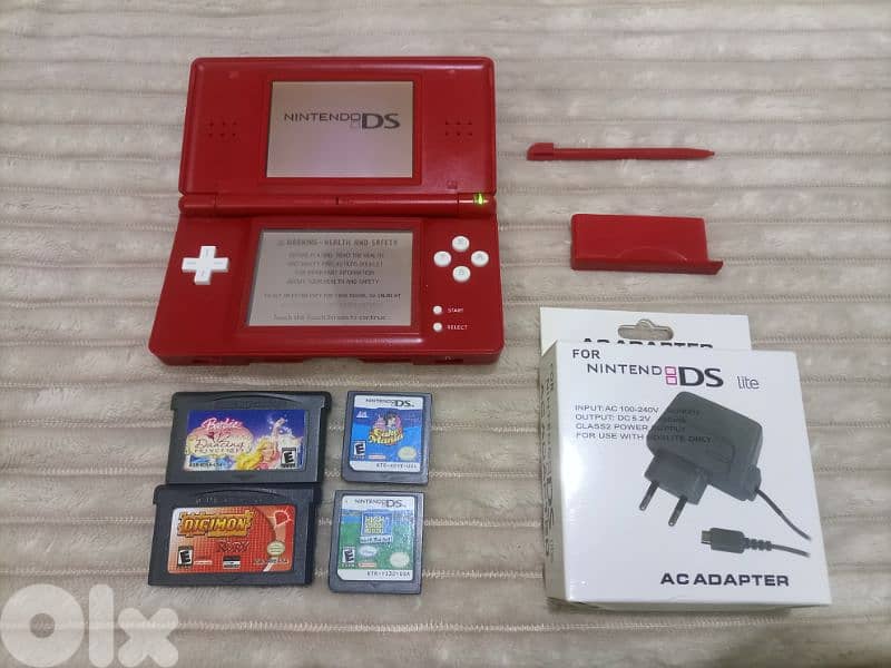 Nintendo DS lite limited edition red 0