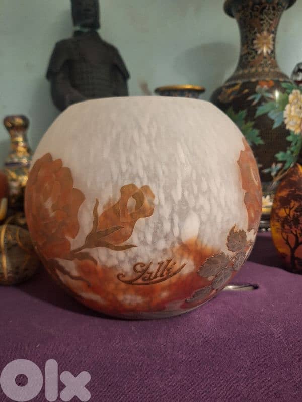 bowl of Emil Galle glass paste glass paste 0