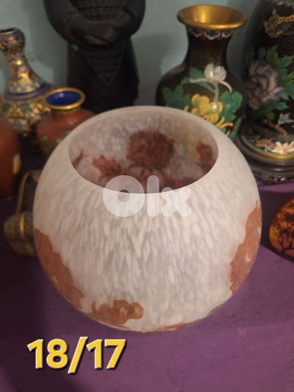 bowl of Emil Galle glass paste glass paste 1
