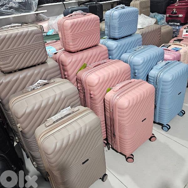 8I-539225 set 4 pcs travel bags luggage suitcases polycarbonate 0