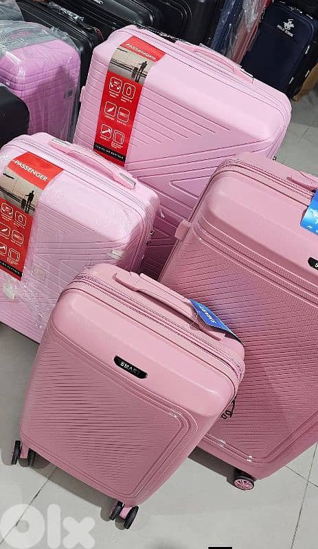 8I-539225 pink travel bags sets polycarbonate unbreakable 0