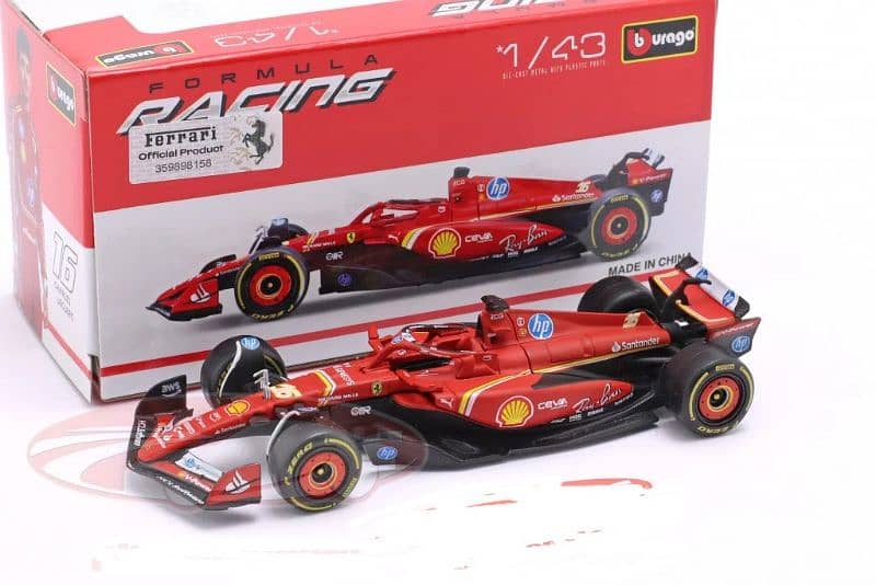 C. Leclerc Ferrari SF-24 #16(GP MONACO 2024) diecast car model 1;43 0