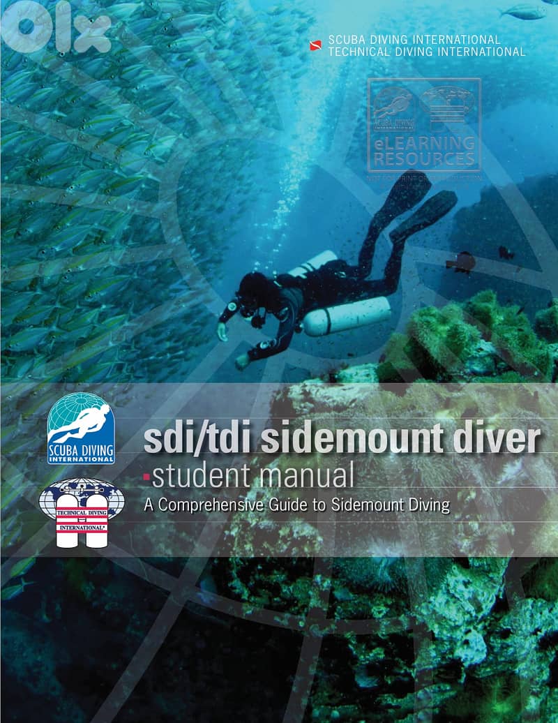 SDI/TDI Sidemount Diver Student Manual & Knowledge Quest Manual- eBook 0