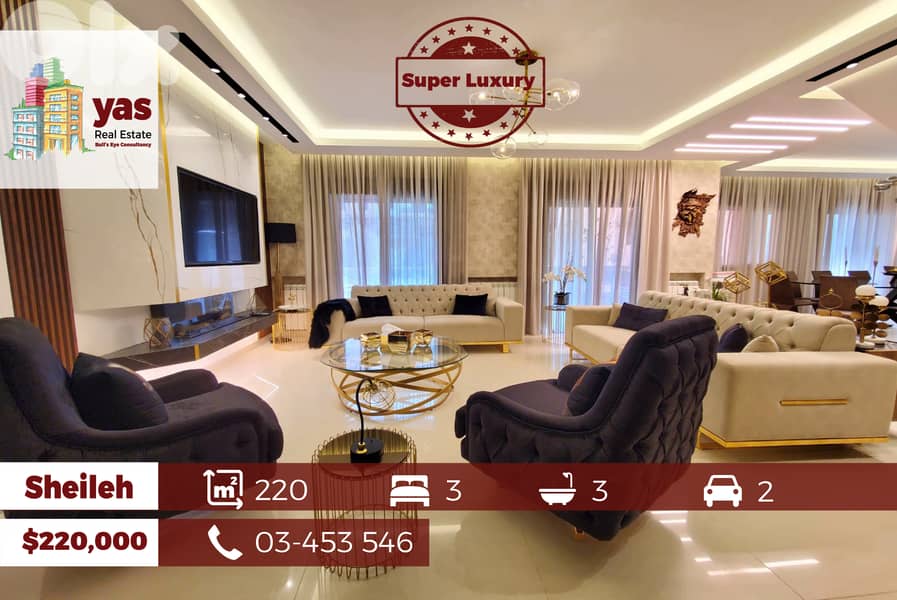 Sheileh 220m2 | 25m2 Terrace | Duplex | Super Luxury | View |  TO 0