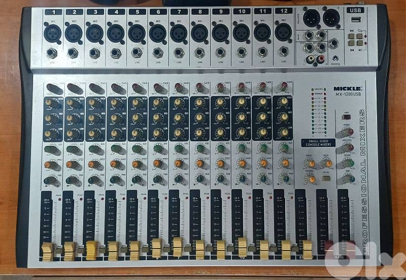 mixer 12ch with usb and effect 0