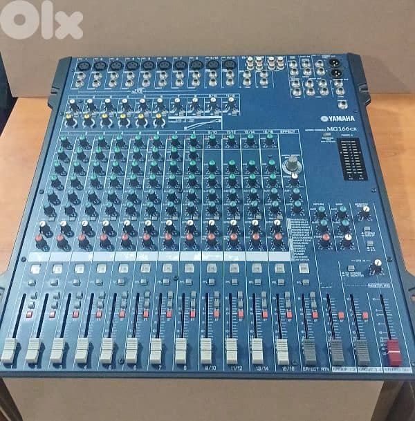 yamaha mixer mg166cx original used like new 0
