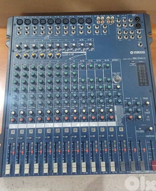yamaha mixer mg166cx original used like new 1