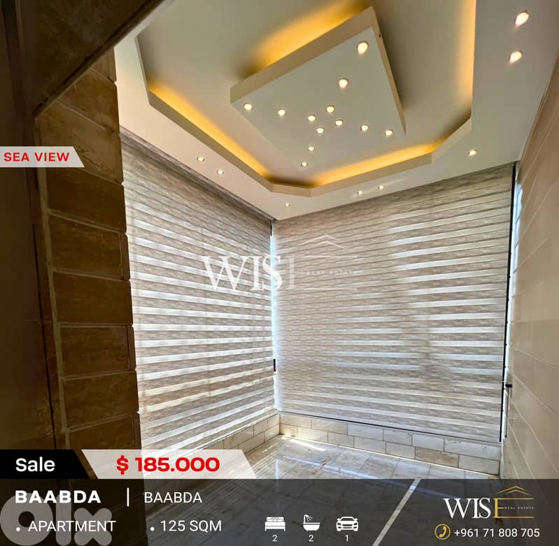 125 SQM Fully Renovated Apartment for SALE in Baabda! 0