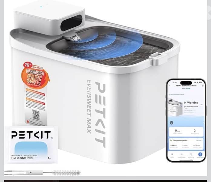 PETKIT EVERSWEET MAX2 Cordless and wifi controlled with App. 7
