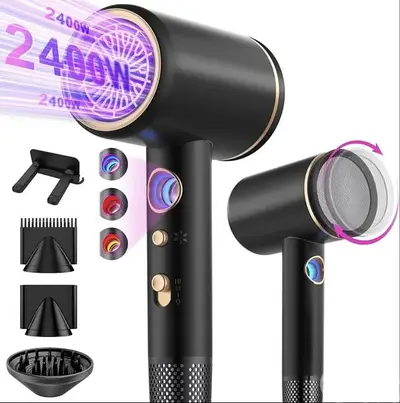 TISOUTEC Professional Ionic Hair Dryer+Powerful AC Motor 2400W