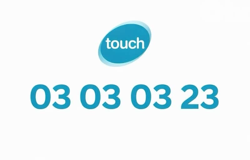 touch number 0