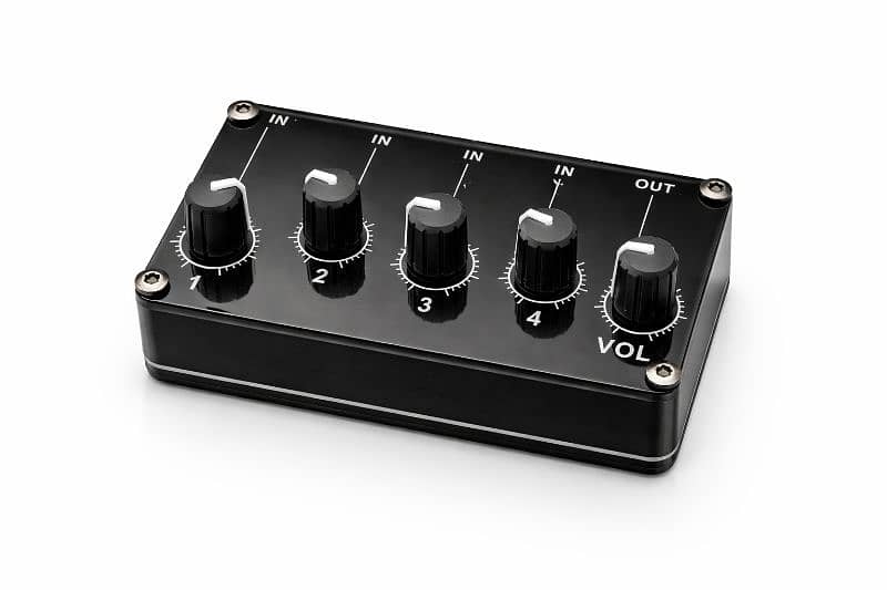 4-channel passive mini audio mixer 0