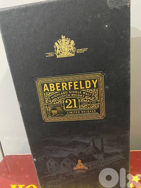 antique rare Bottle aberfeldy 21 0