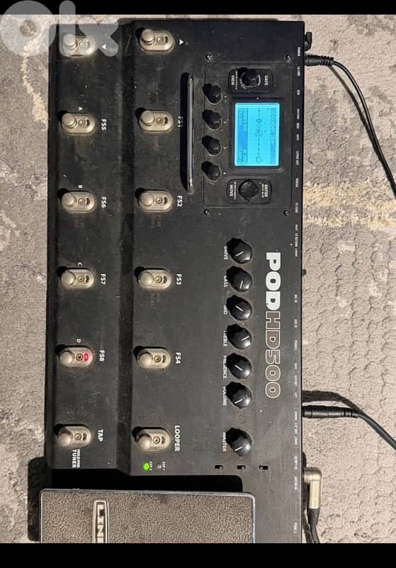 6 POD HD500 processor 0