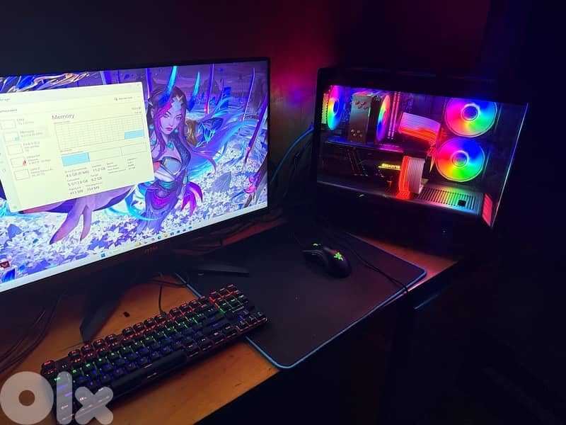 Gaming PC RTX 3070 + i5 14400F + 240Hz MSI Monitor (Full RGB Setup) 1