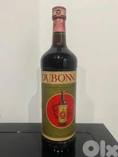 old bottle deco martini antique and dubonet cherry