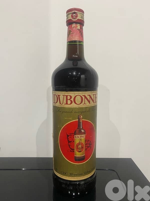 old bottle deco martini antique and dubonet cherry 0