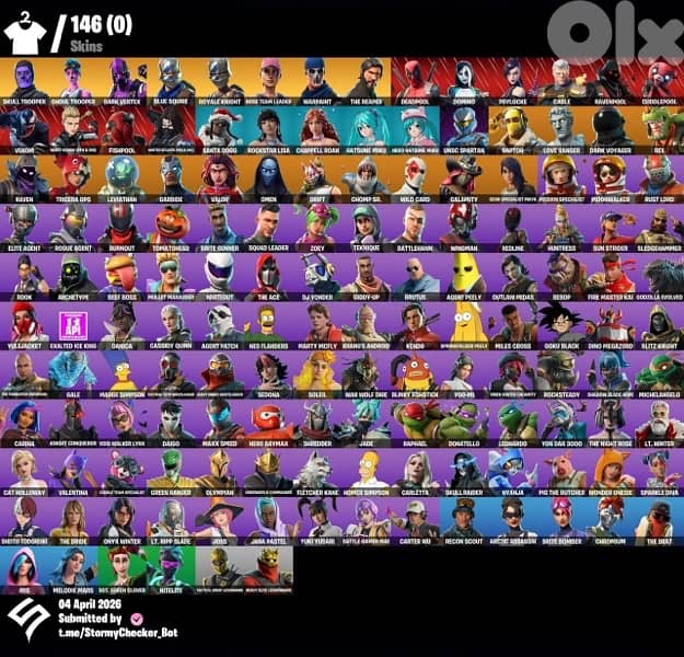 fortnite og acc/purpleskull/pink ghoul 0