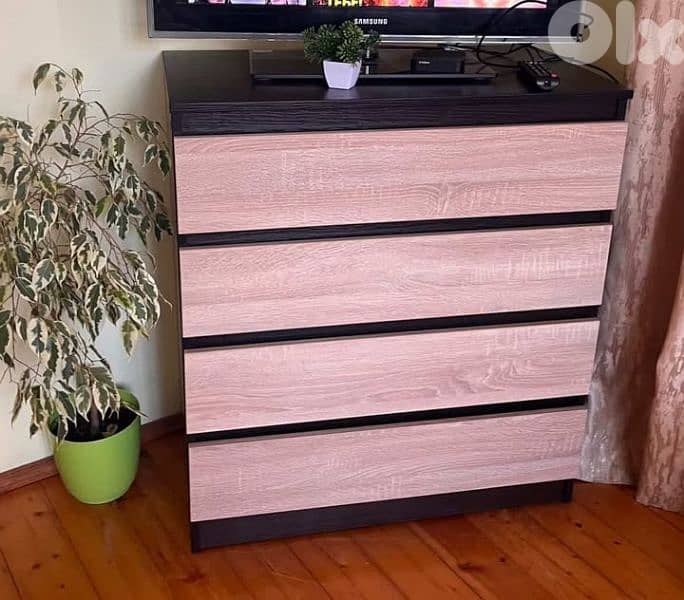 New Modern Dresser 4 Drawers High Quality 0