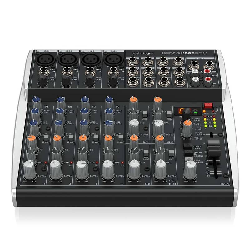 Behringer XENYX 1202SFX Mixer With Effects & USB Connection 4