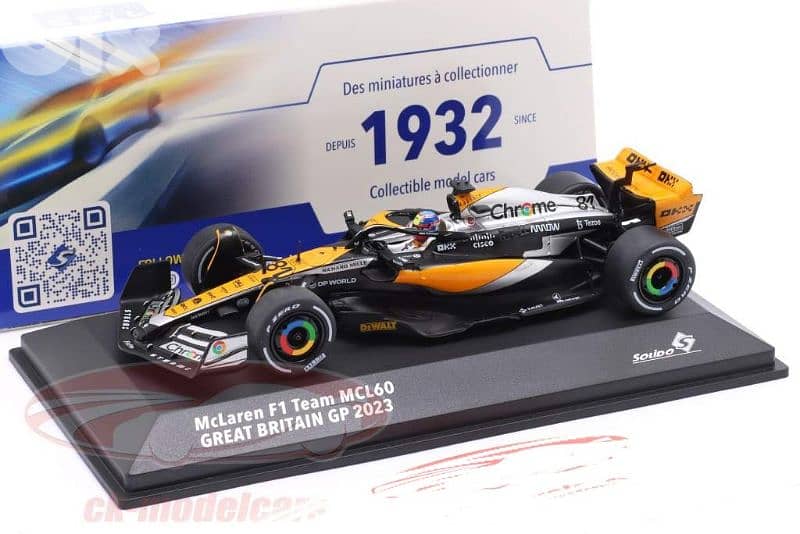 Oscar Piastri McLaren MCL60 #81 (British GP 2023) diecast model 1;43 0