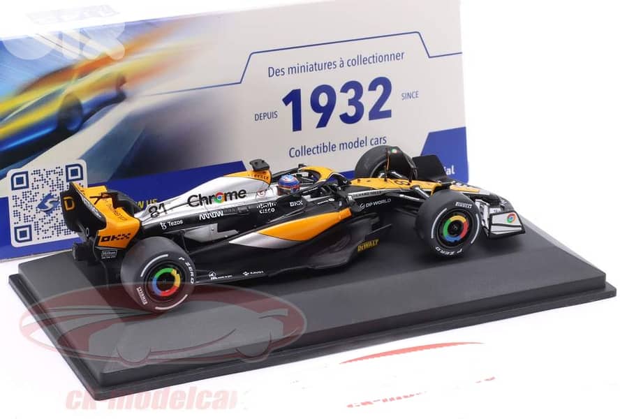 Oscar Piastri McLaren MCL60 #81 (British GP 2023) diecast model 1;43 5