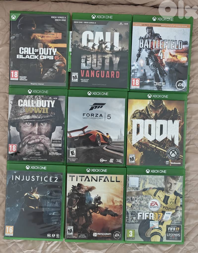 Used Xbox games for sale. 1