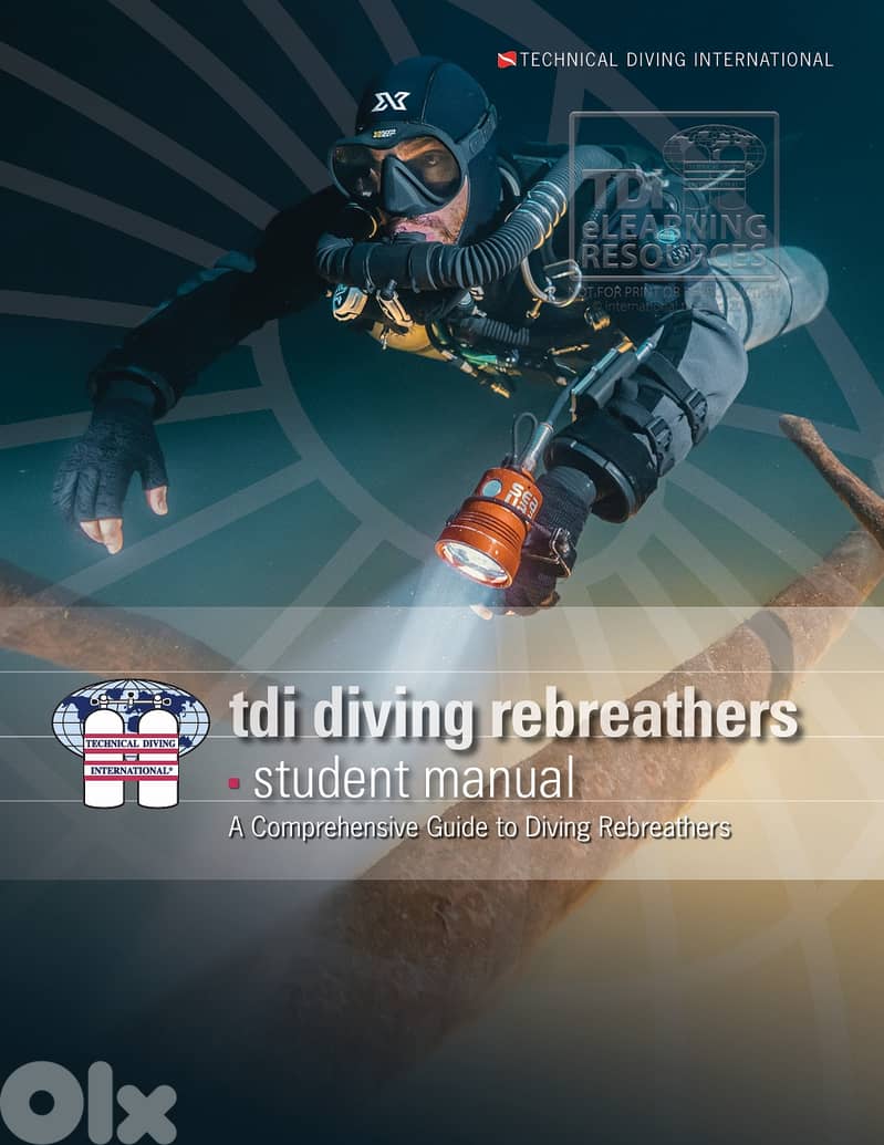 TDI Diving Rebreather Manual & diver knowledge Quest manual (eBook) 0