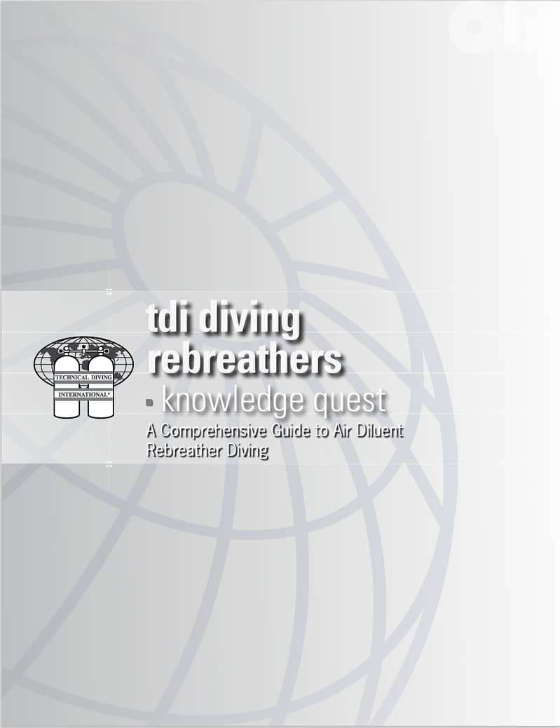 TDI Diving Rebreather Manual & diver knowledge Quest mamual (eBook) 8