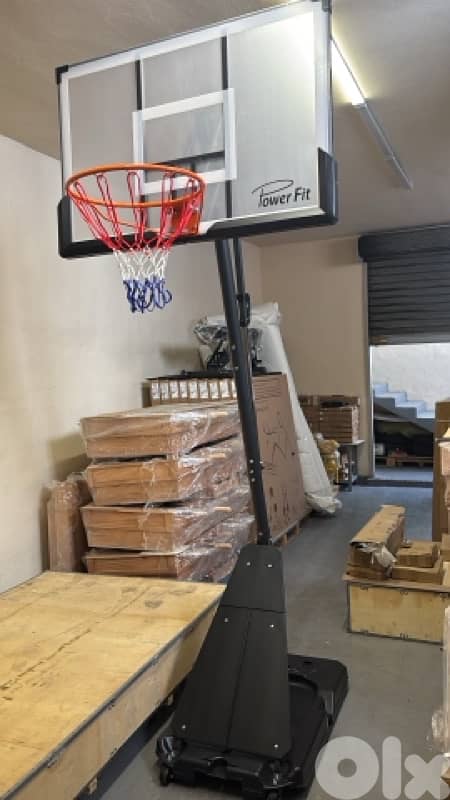 Power fit Basketball hoop 120 cm x 80 cm + Molten basketball Gift 0