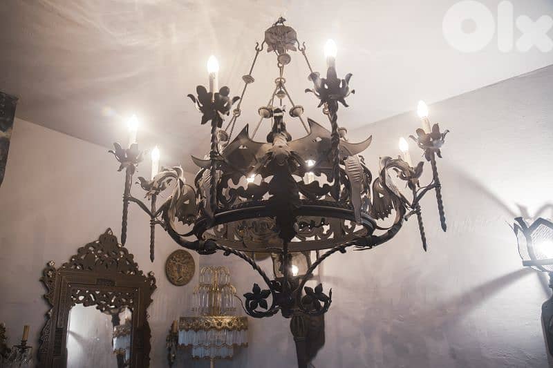 large italian ferfoje chandelier 0