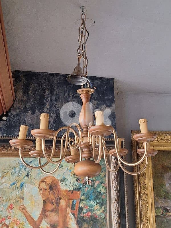 flemish antique 8 lamps english chandelier 1