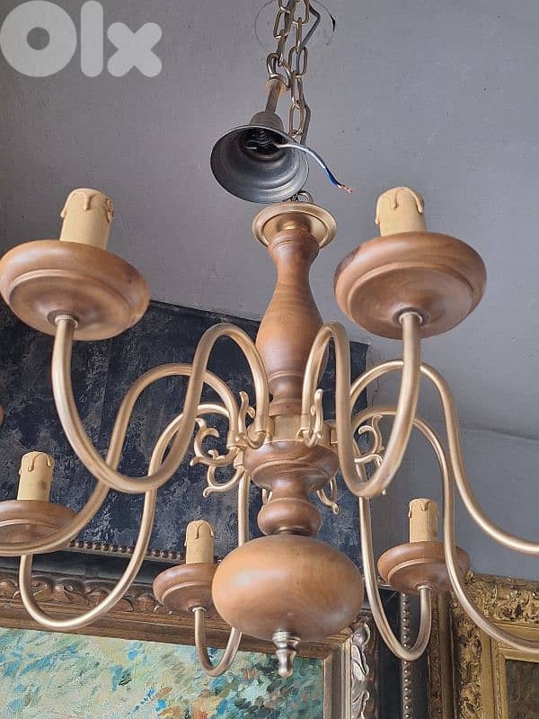 flemish antique 8 lamps english chandelier 3