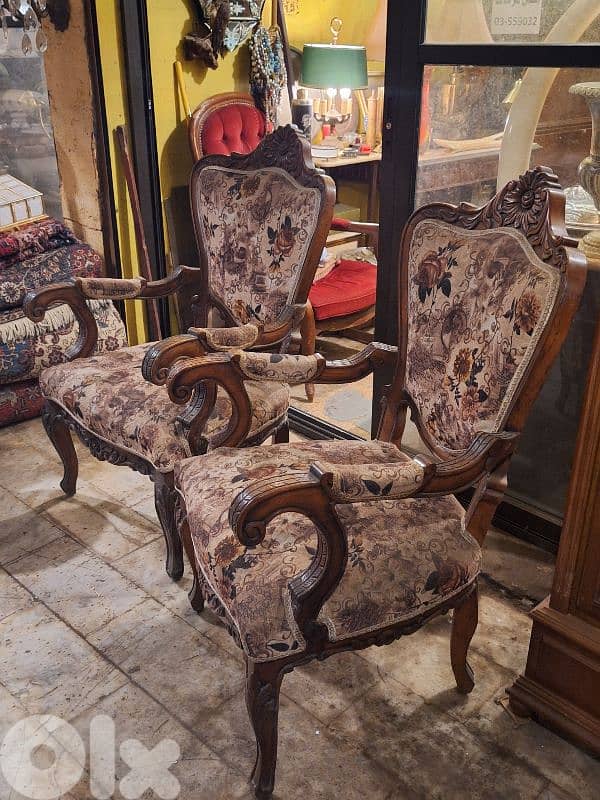 2 antique massif wood bergers 1