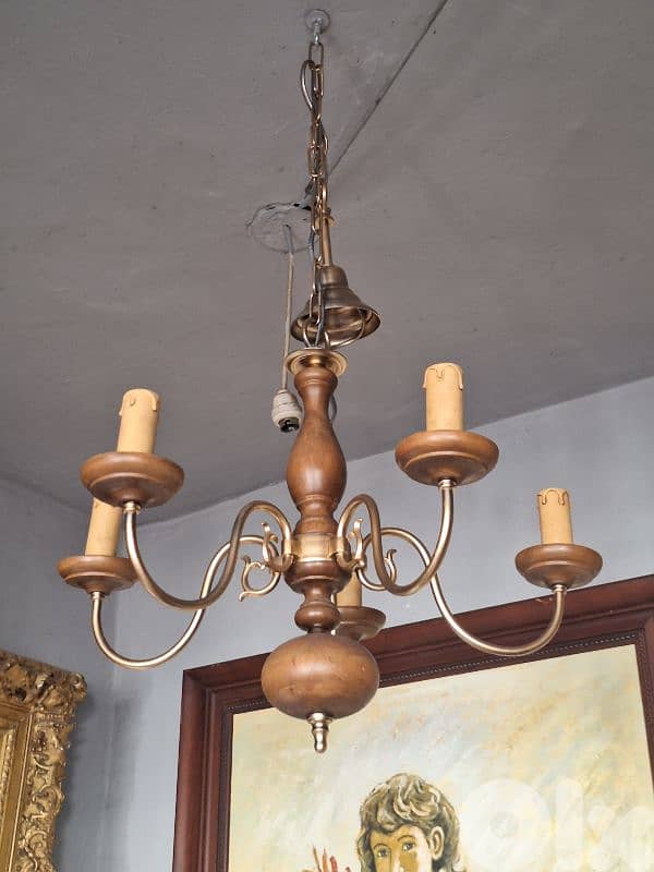 antique flemish chandelier 0