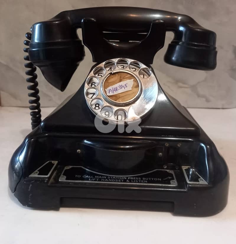 Vintage 1950's Bakelite GEC telephone 0