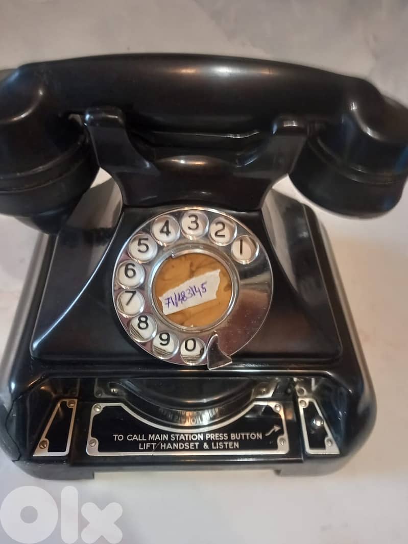 Vintage 1950's Bakelite GEC telephone 2