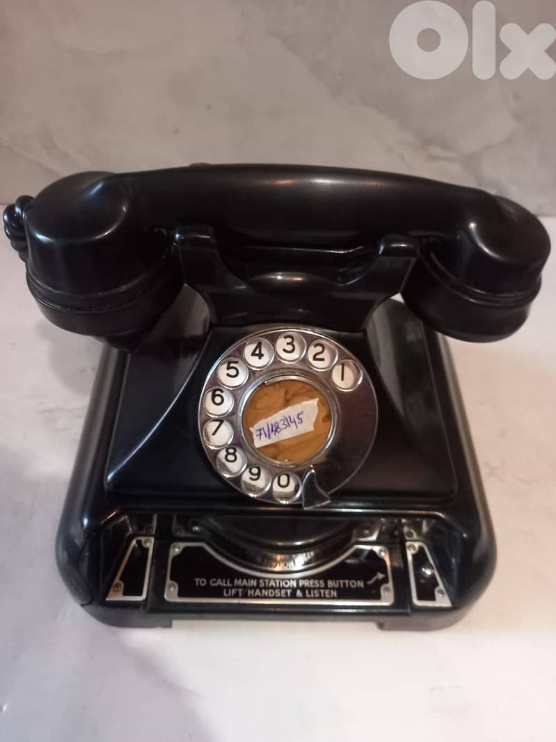 Vintage 1950's Bakelite GEC telephone 3