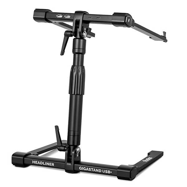 Headliner Gigastand USB Plus DJ Stand With USB-C Hub 6